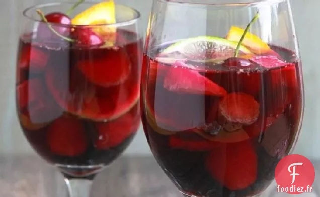 Sparkler de Sangria aux Fruits d'Été