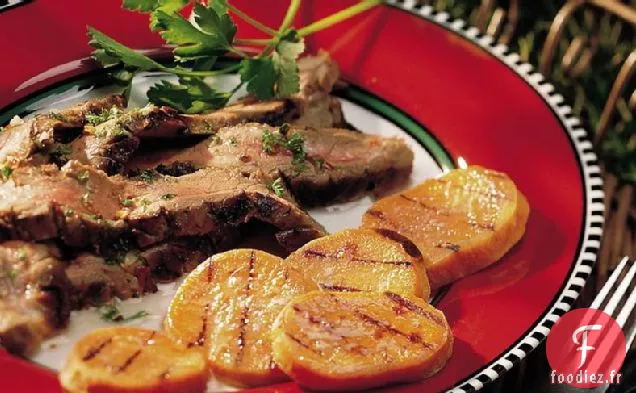 Steak de Flanc à la Sauce Chimichurri
