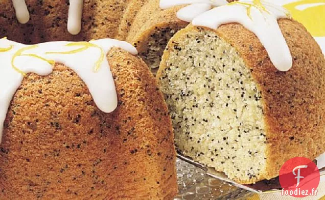Gâteau Brunch au Citron Et aux Graines de Pavot