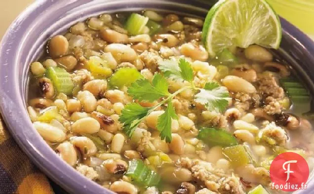 Chili à la Dinde aux Deux Haricots