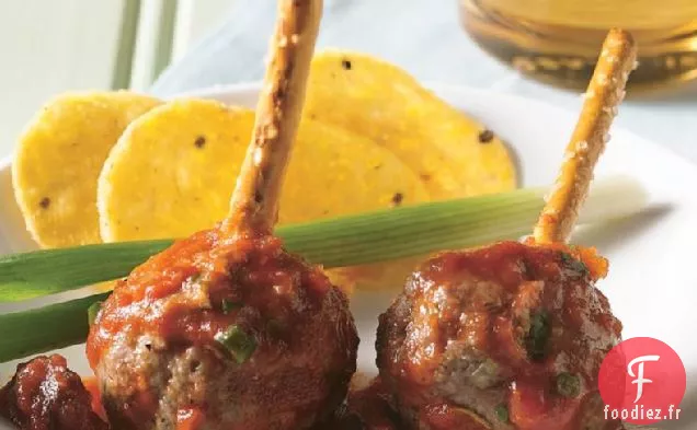 Boulettes de Viande à la Sauce Tomate Rôtie au Feu