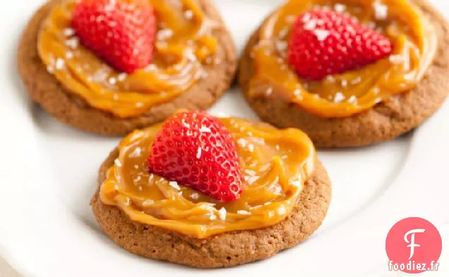 Biscuits Fraise -Caramel Salé - Mélasse