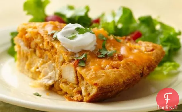 Tarte au Taco Au Poulet Incroyablement Facile