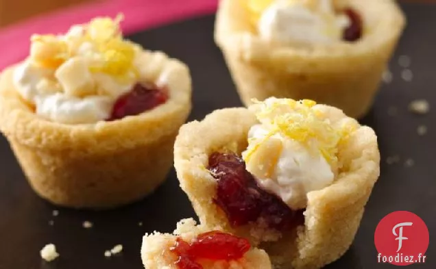 Tasses à Biscuits Crémeuses au Citron et aux Baies