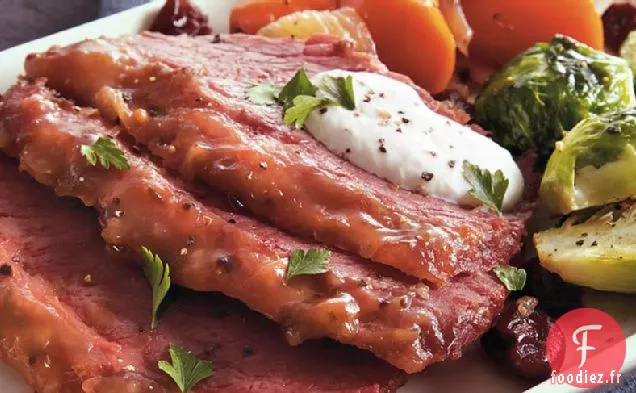 Corned Beef aux Canneberges à la Mijoteuse