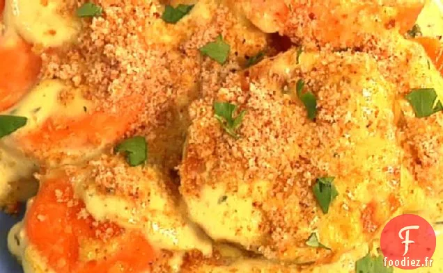 Gratin de Patates Douces Au Curry