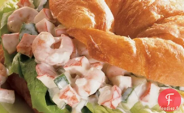 Sandwichs aux Fruits De Mer au Concombre