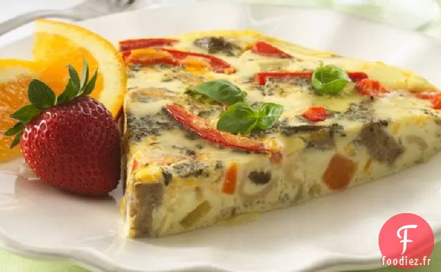 Frittata à la Saucisse et aux Nouilles