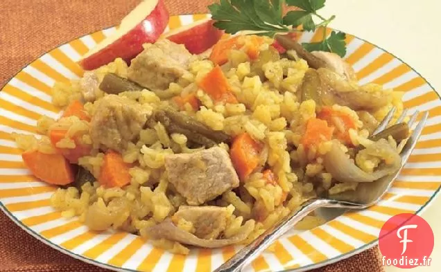 Récolte de Porc, Patates Douces et Riz