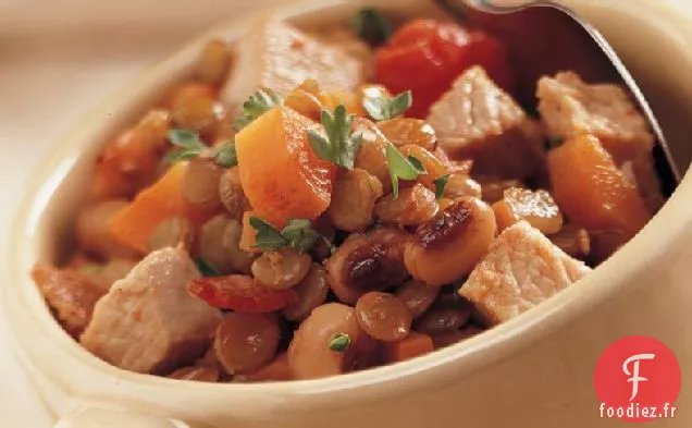 Casserole de Dinde du Sud et de Lentilles