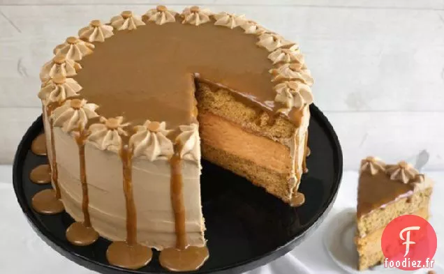 Gâteau au fromage au Caramel au beurre et à l'érable