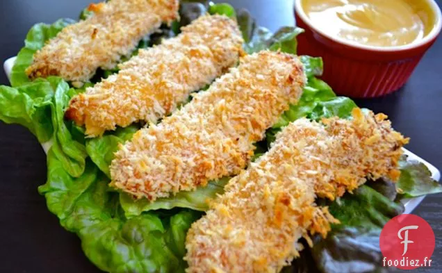 Lanières de Poulet à la Moutarde Au Miel