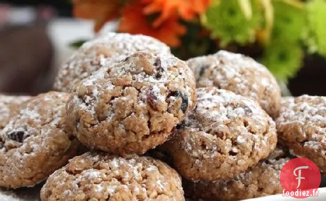 Biscuits à l'Avoine à la Cardamome et aux Canneberges