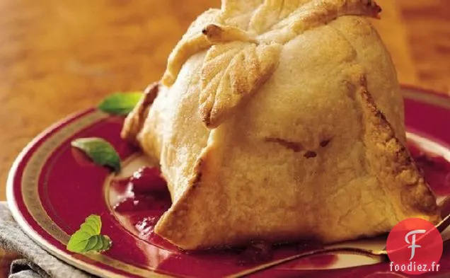 Boulettes de Pommes aux Canneberges avec Sauce Cramoisie