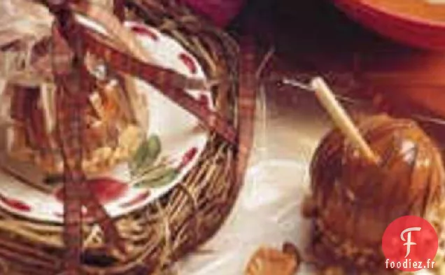 Pommes Au Caramel Au Chocolat