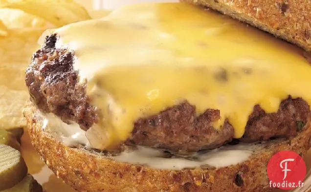 Cheeseburgers Grillés de Ranch