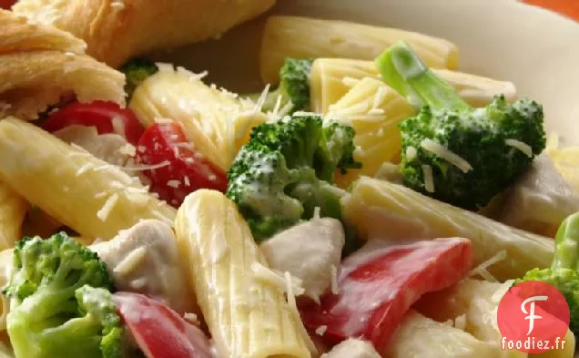 Rigatoni de Poulet au Brocoli et Poivrons