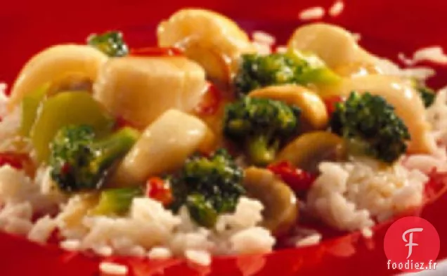 Pétoncles Sautés au Brocoli