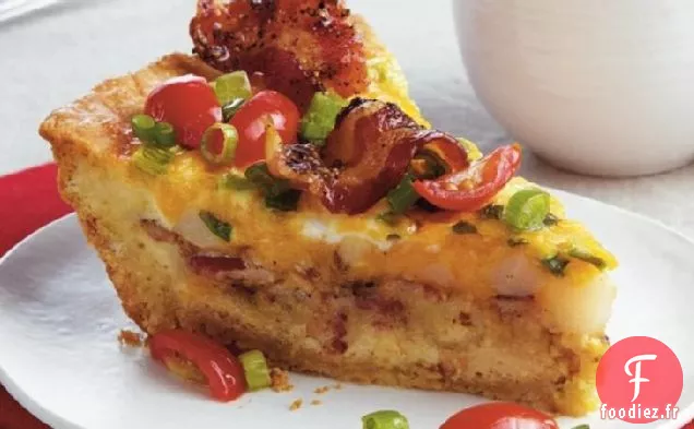 Tarte Brune au Hachis au Bacon Poivré