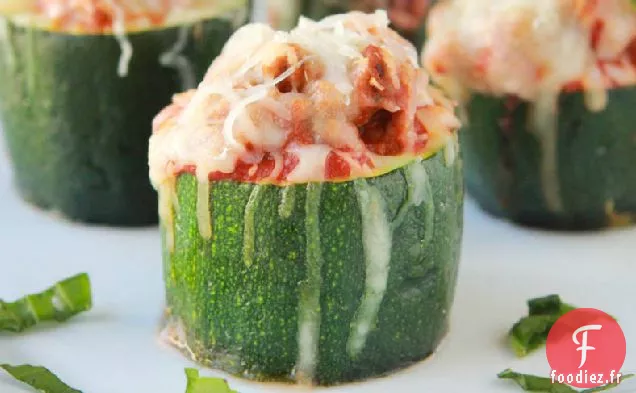 Bouchées de Courgettes Farcies aux Lasagnes