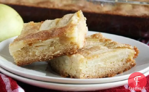 Barres à Biscuits au Sucre Poire Au Beurre Brun