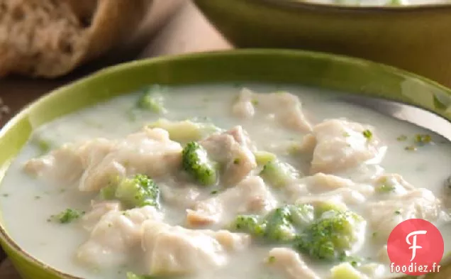 Soupe de Brocoli au Fromage et aux Pommes de Terre
