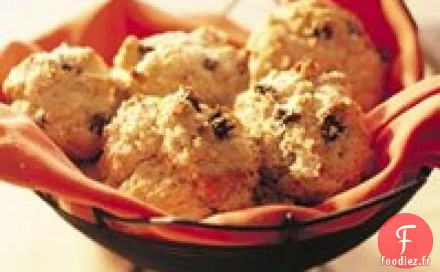 Biscuits Glacés à la Cannelle et aux Raisins Secs