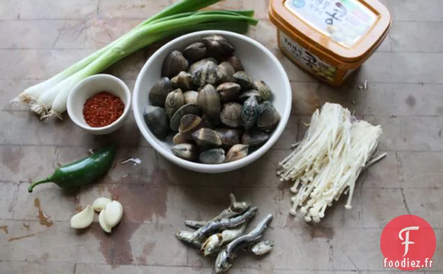 Soupe Miso Coréenne Aux Palourdes De Manille