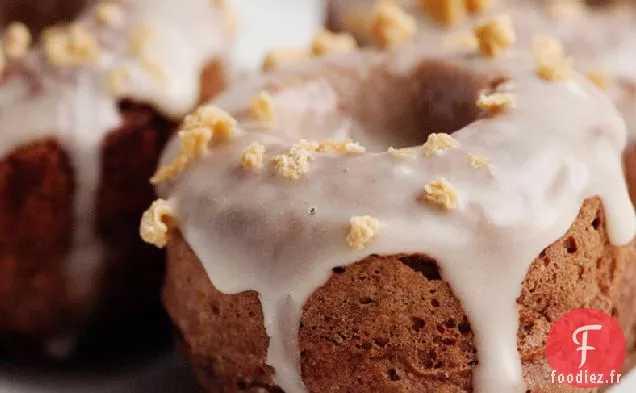 Beignets au Chocolat au Four avec Glaçage à l'érable