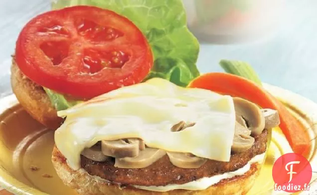 Champignons - Hamburgers Végétariens Suisses