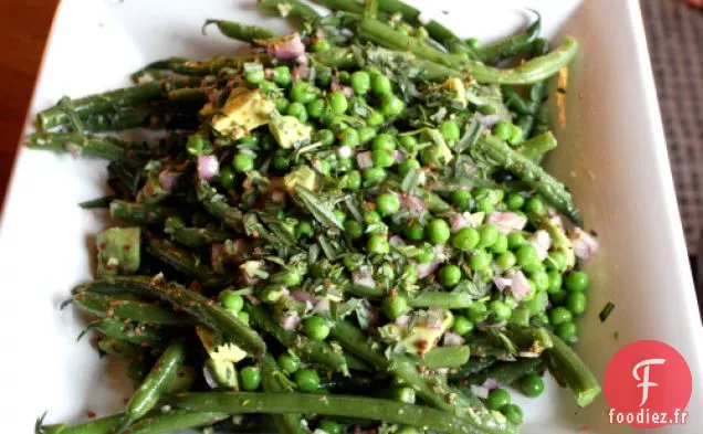 Salade De Haricots Verts Aux Graines De Moutarde Et À L'Estragon