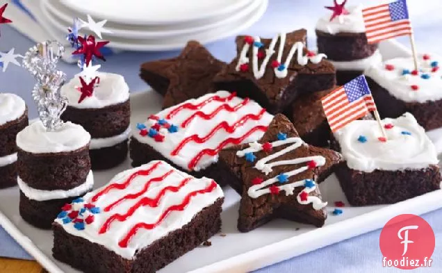 Brownies Étoiles et Rayures