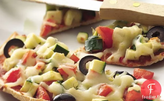 Mini-Pizzas aux Légumes et au Fromage