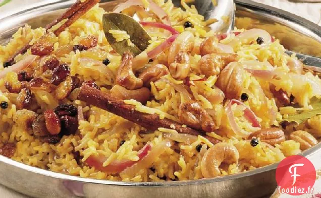 Riz Basmati au Safran (Zaffrani Pulao)