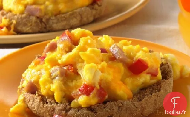 Pizzas à Muffins Anglais pour le Petit-déjeuner