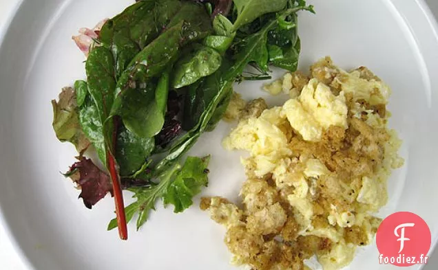 Oeufs Au Gruyère Et Croûtons De Moutarde De Dijon