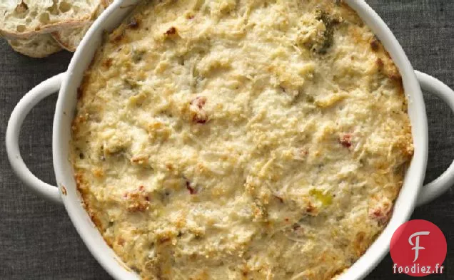 Trempette de Fête au Brocoli et à l'Artichaut