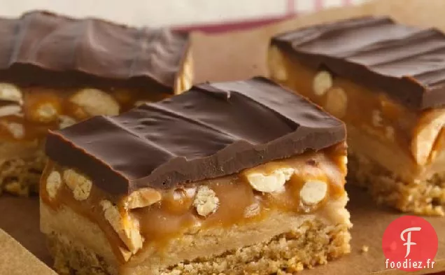 Barres Chocolatées à Biscuits au Beurre d'Arachide