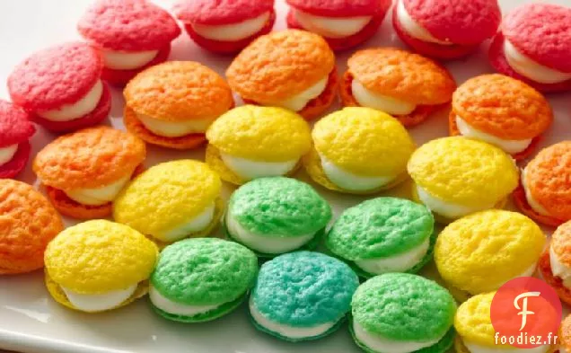 Mini Tartes Whoopie Arc-En-Ciel