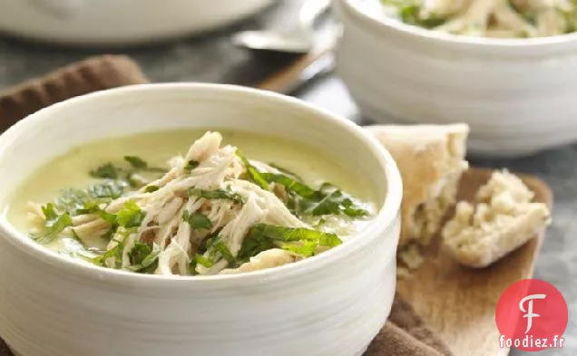 Soupe de Pommes De Terre Au Poulet Thaï Au Curry