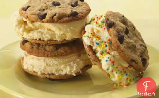 Sandwichs à la Crème Glacée aux Biscuits