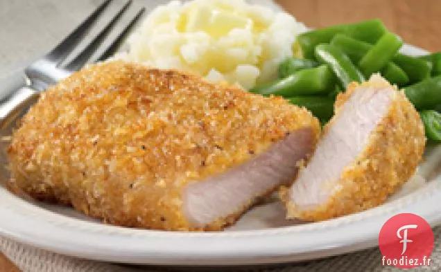 Côtelettes de Porc panées à la moutarde