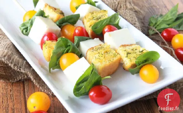 Brochettes de Salade Caprese