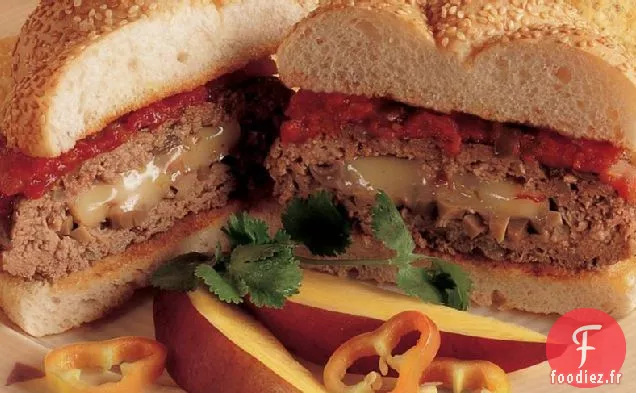 Cheeseburgers du Sud-Ouest Grillés à l'envers