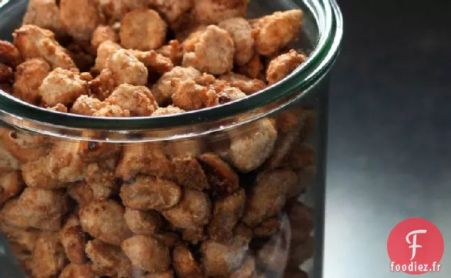 Support de Noix de New York Cannelle et Cacahuètes au Sucre