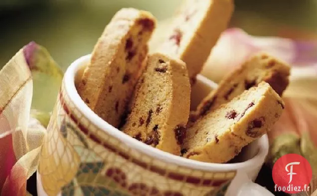 Biscotti aux Canneberges et à l'Orange