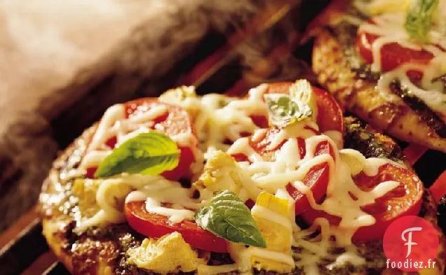 Pizza au Pesto Grillé