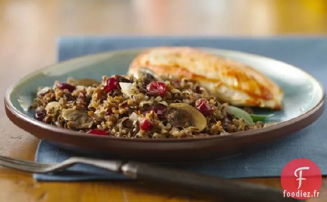 Cuisson au Riz Sauvage aux Canneberges