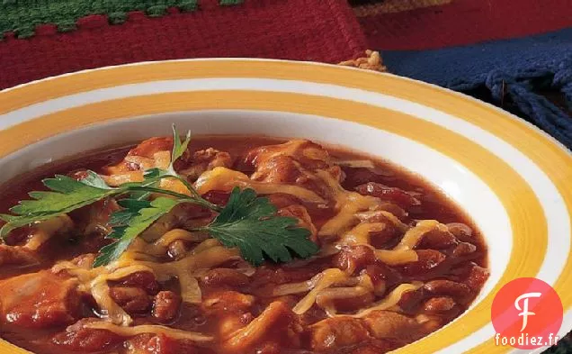 Chili au Poulet Épicé