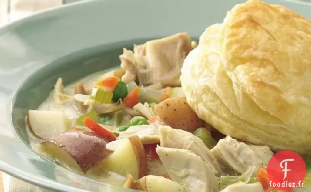 Soupe de Tarte au Poulet Et aux Légumes